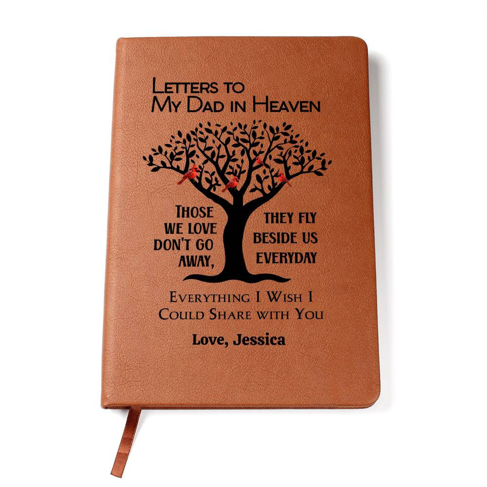 Letters to My Dad Notebook, Dad Memorial Gift, Loss of Father Grief Journal, Dad Remembrance Gift, Loss of Dad Sympathy, Healing After Loss Gift