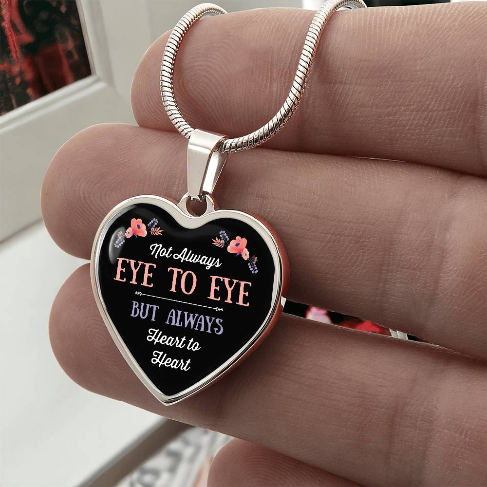 To My Wife Heart Necklace