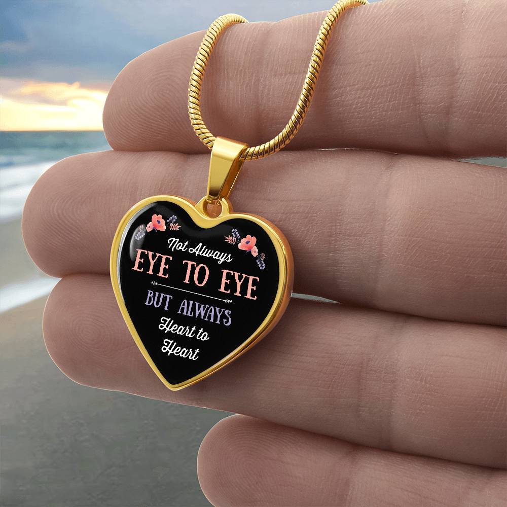 To My Wife Heart Necklace