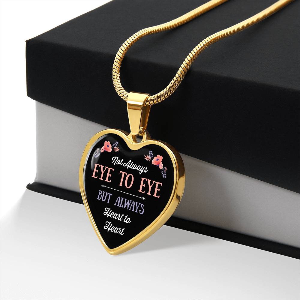 To My Wife Heart Necklace