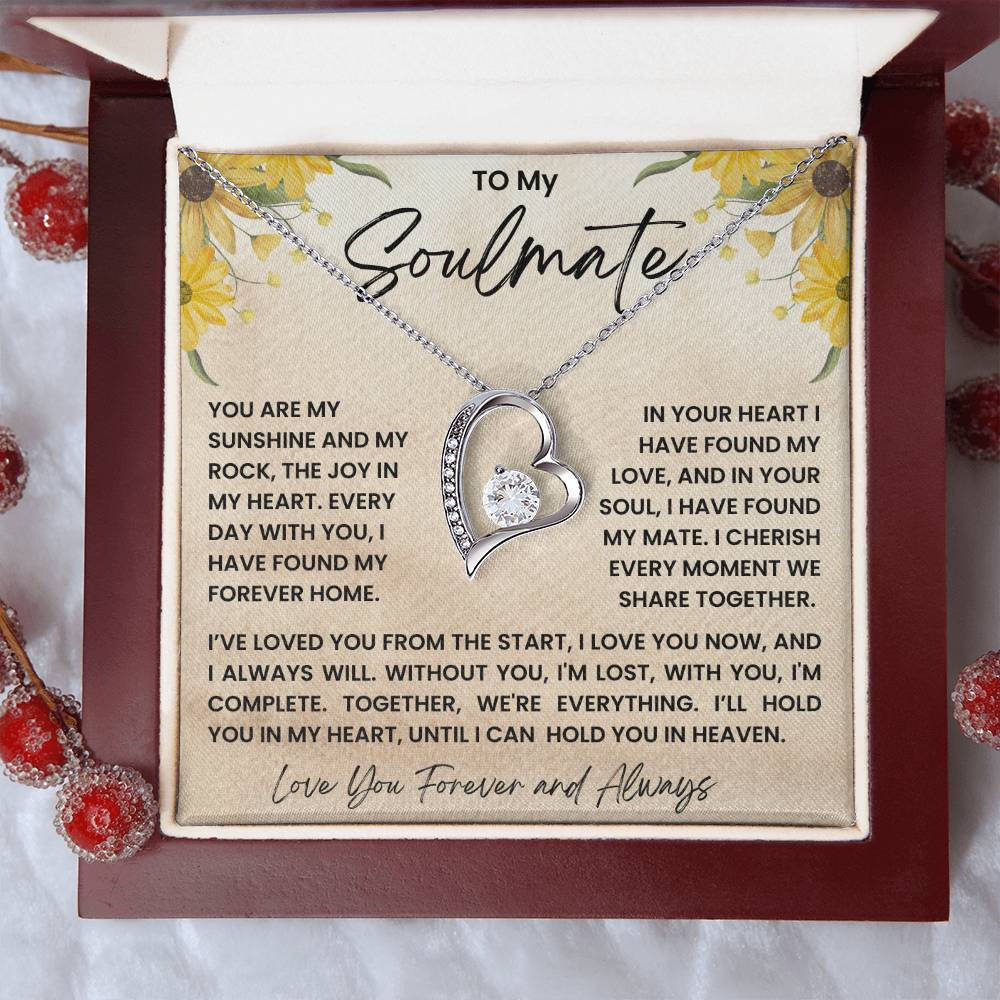 To My Soulmate Forever Love Necklace - Gifted Jewels