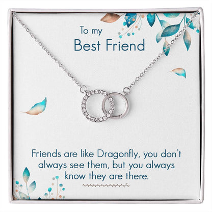 To My Best Friend Perfect Pair Necklace - Gifted Jewels