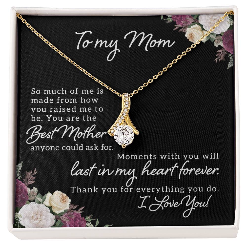 To My Mom Alluring Beauty Necklace - Gifted Jewels