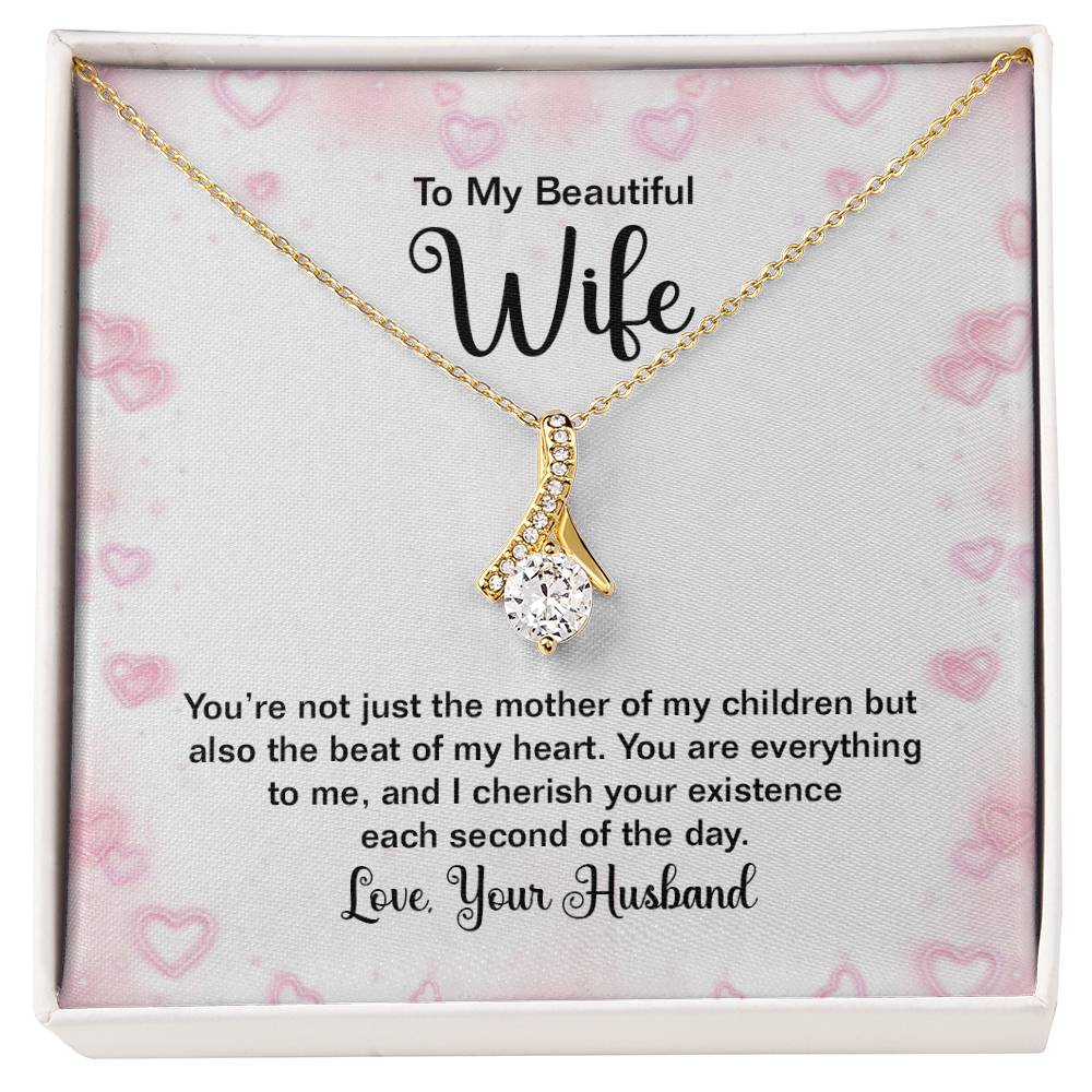 To My Beautiful Wife Alluring Beauty Necklace