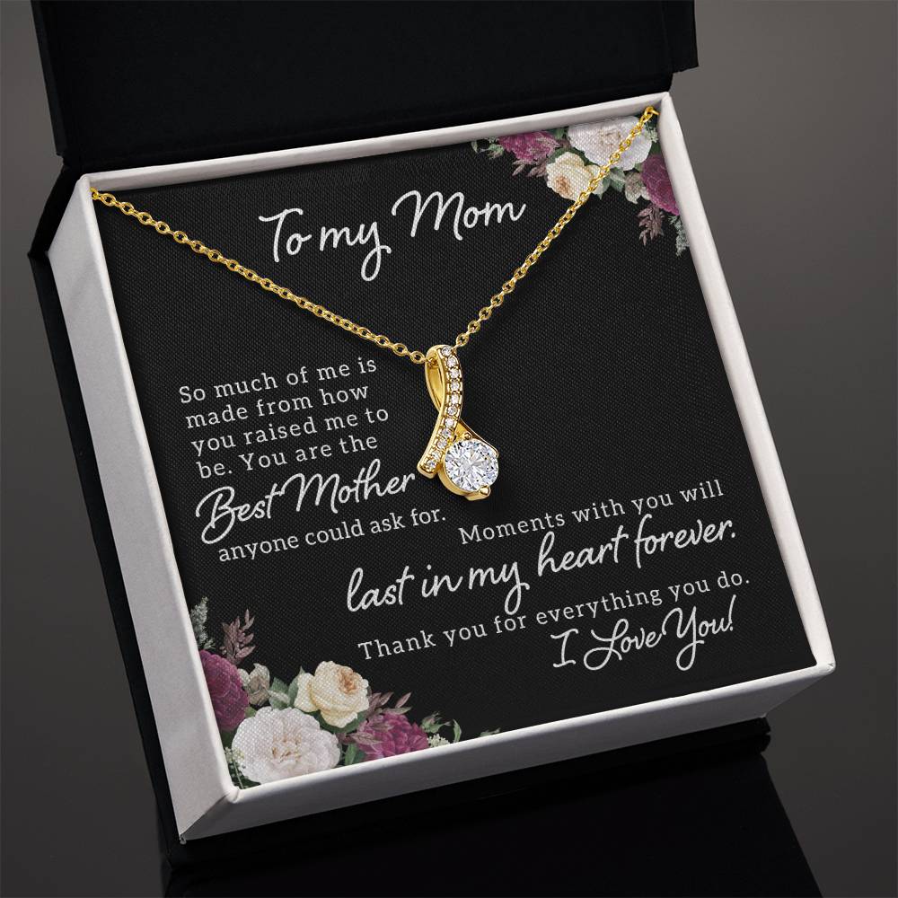 To My Mom Alluring Beauty Necklace - Gifted Jewels