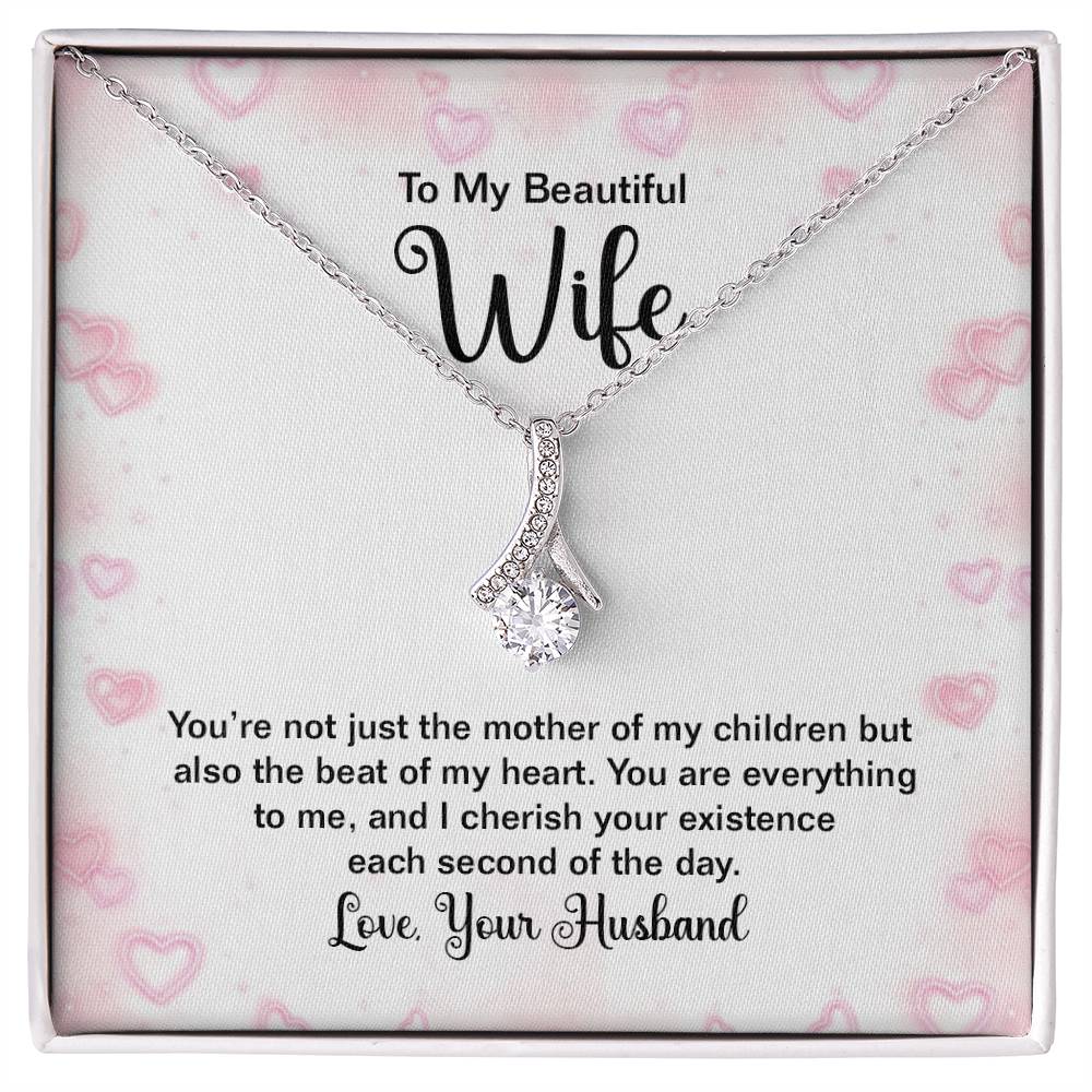 To My Beautiful Wife Alluring Beauty Necklace