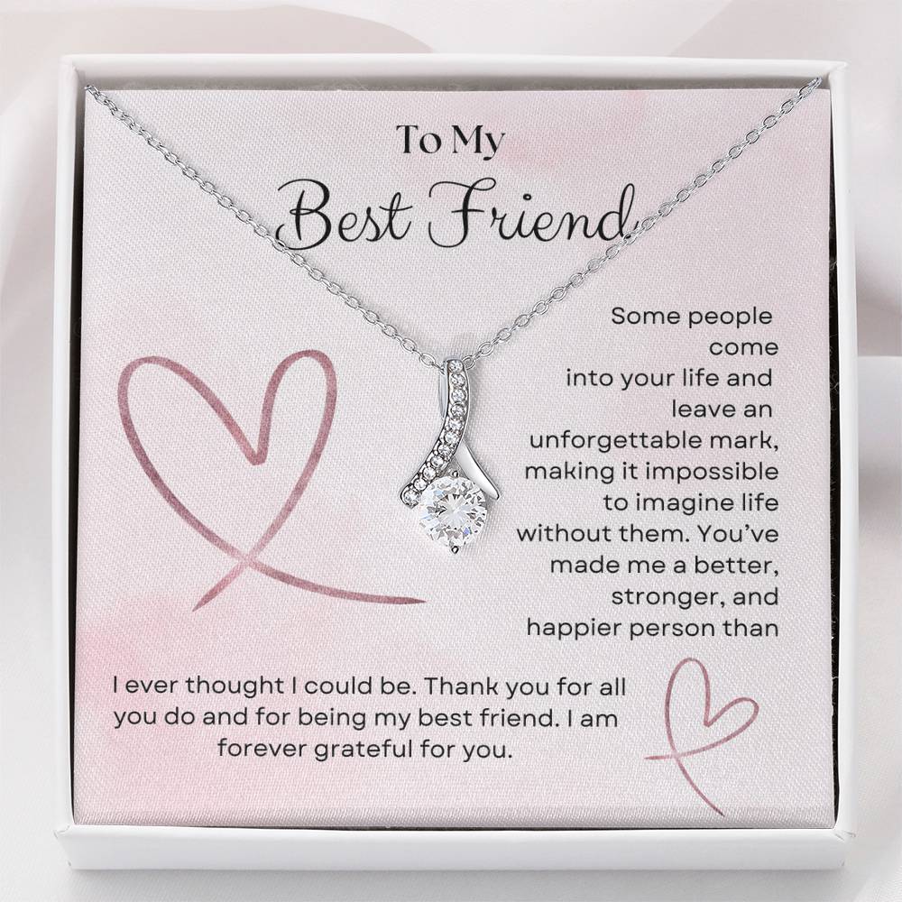 To My Best Friend Alluring Beauty Necklace