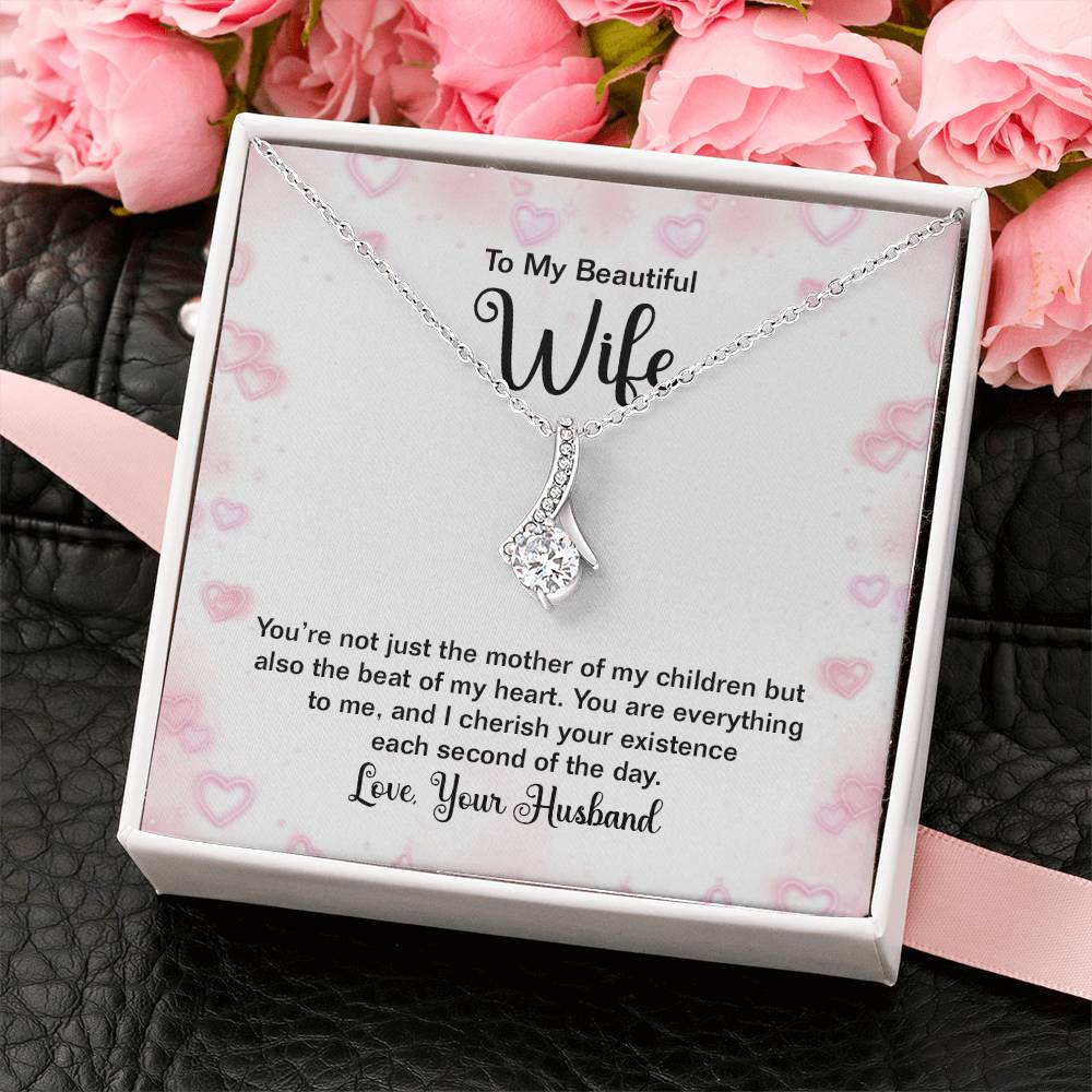 To My Beautiful Wife Alluring Beauty Necklace