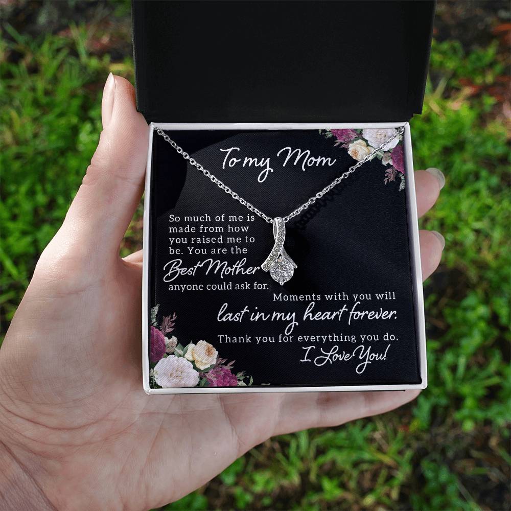 To My Mom Alluring Beauty Necklace - Gifted Jewels