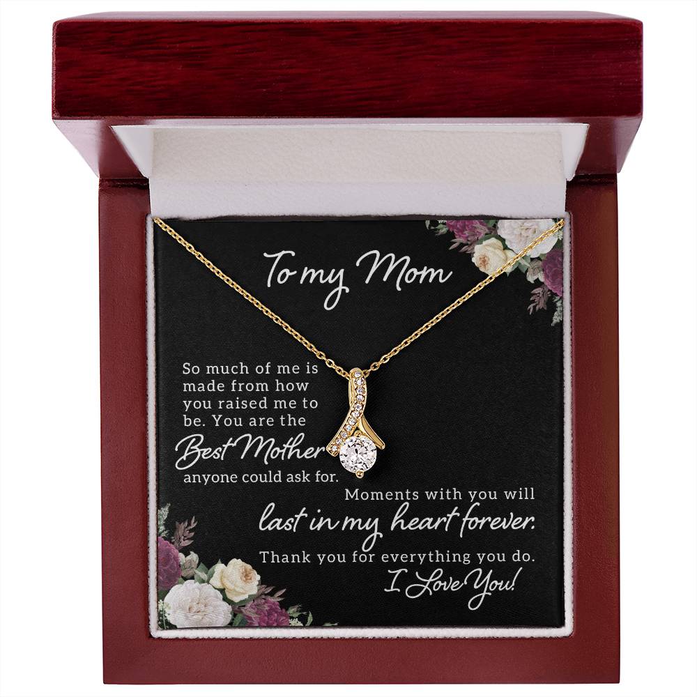 To My Mom Alluring Beauty Necklace - Gifted Jewels