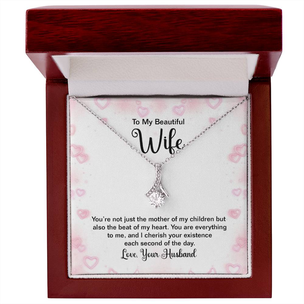 To My Beautiful Wife Alluring Beauty Necklace