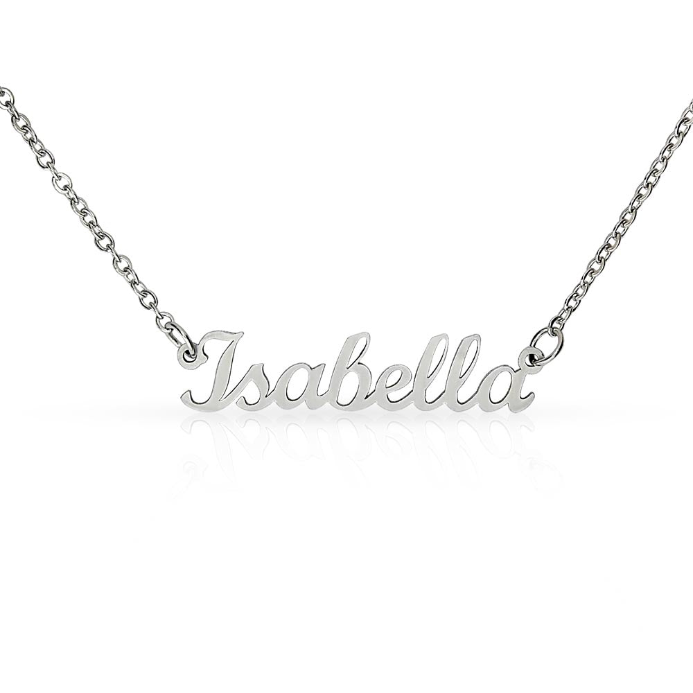 Custom Name Necklace With Stylish Cursive Lettering