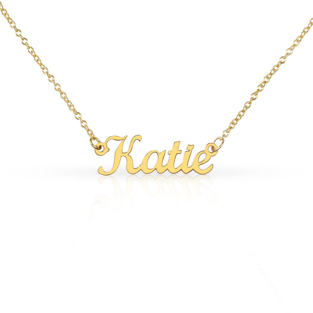 Custom Name Necklace With Stylish Cursive Lettering