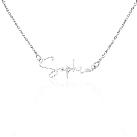 Signature Style Custom Name Necklace