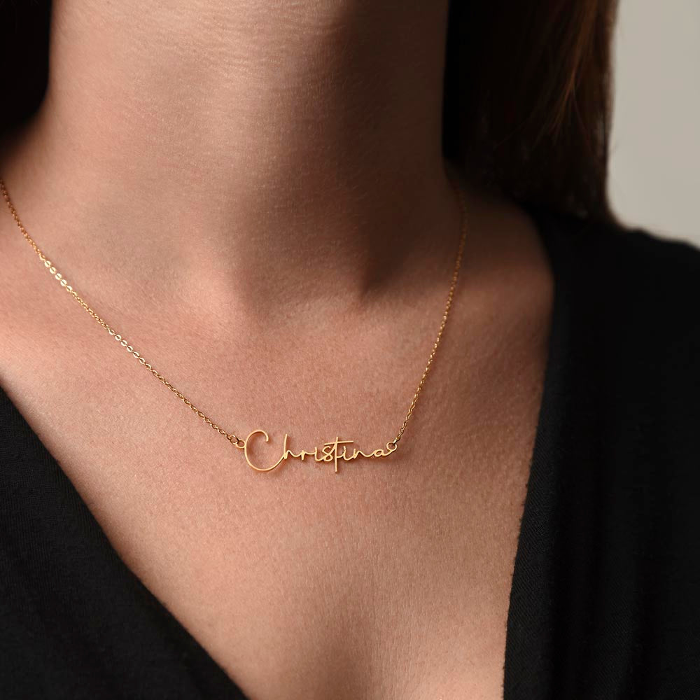 Signature Style Custom Name Necklace