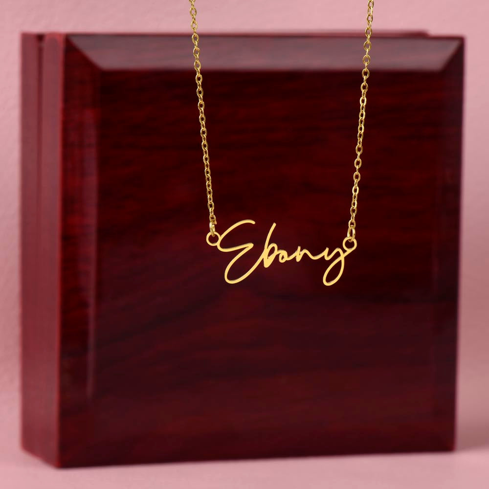 Signature Style Custom Name Necklace