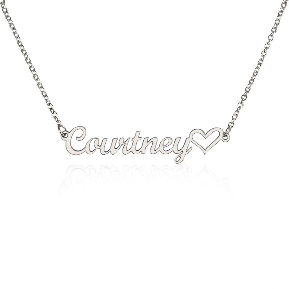 To My Girlfriend Custom Name Necklace