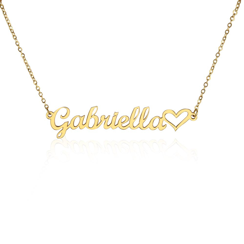 To My Girlfriend Custom Name Necklace