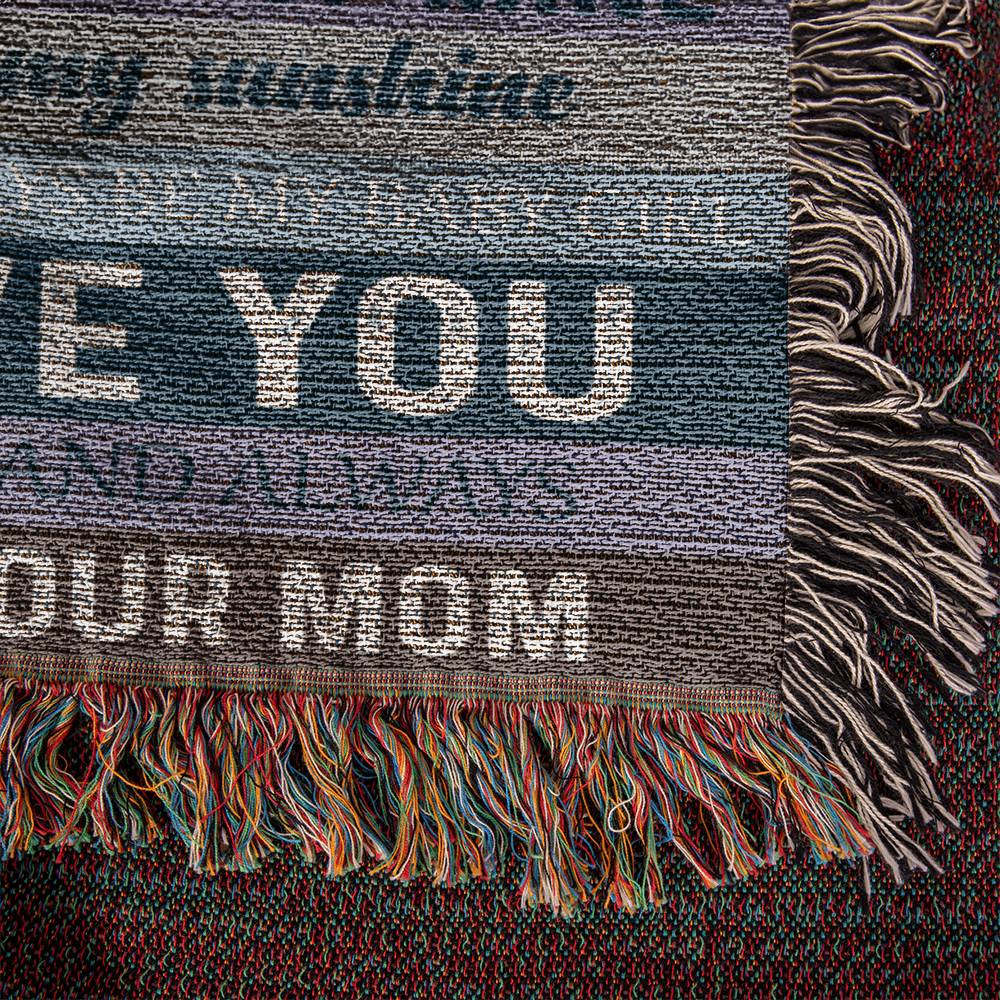 To My Daughter Woven Heirloom Blanket - Gifted Jewels