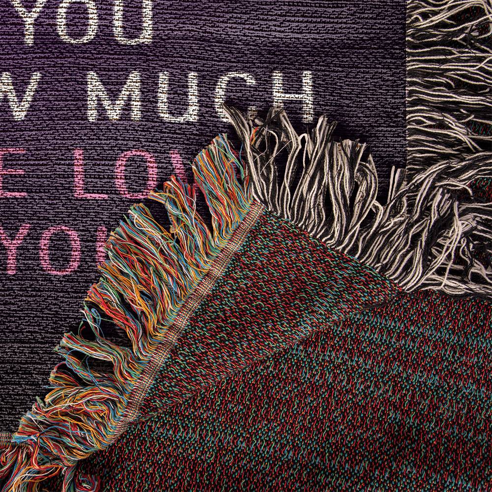 To My Mom Woven Heirloom Blanket - Gifted Jewels