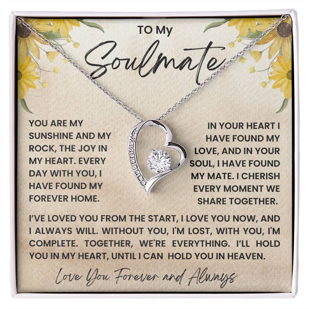 To My Soulmate Forever Love Necklace - Gifted Jewels