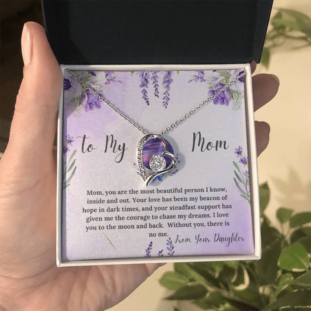 To My Mom Forever Love Necklace - Gifted Jewels