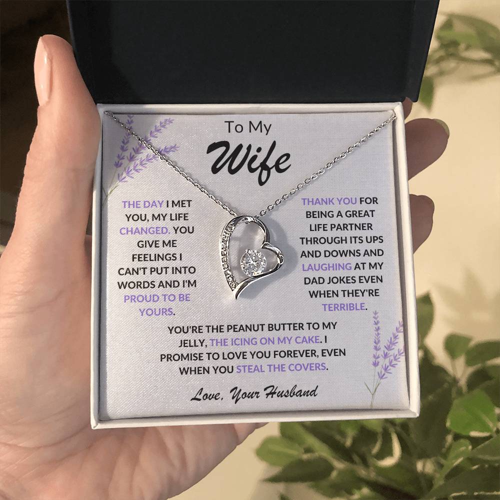 To My Wife Forever Love Necklace