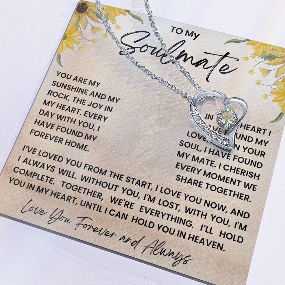 To My Soulmate Forever Love Necklace - Gifted Jewels