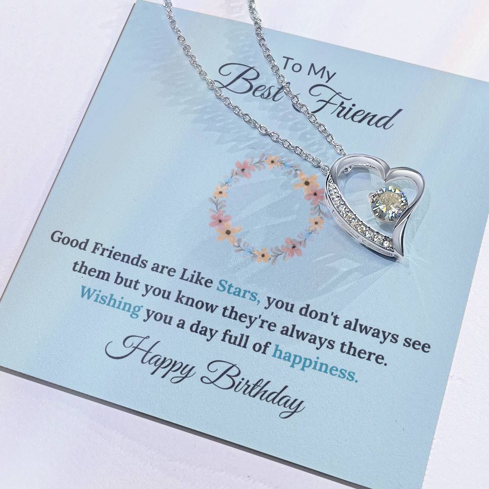 To My Best Friend Forever Love Necklace - Gifted Jewels