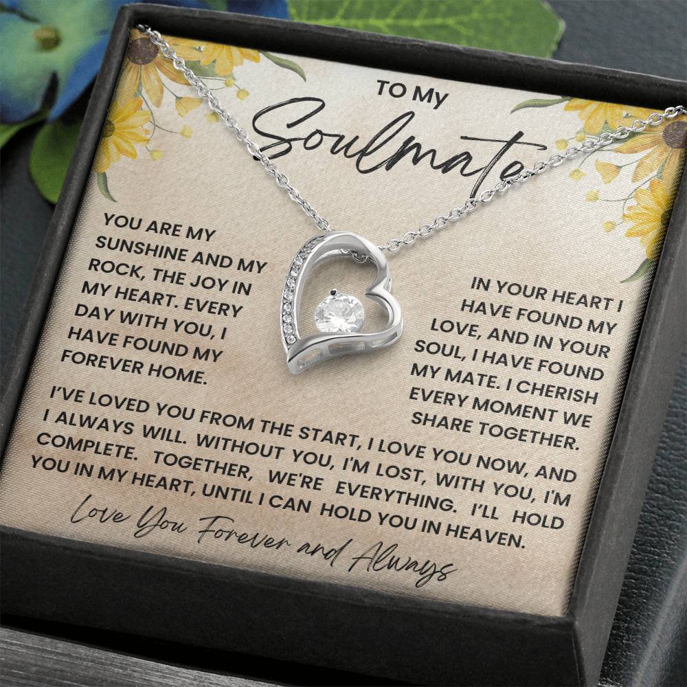 To My Soulmate Forever Love Necklace - Gifted Jewels