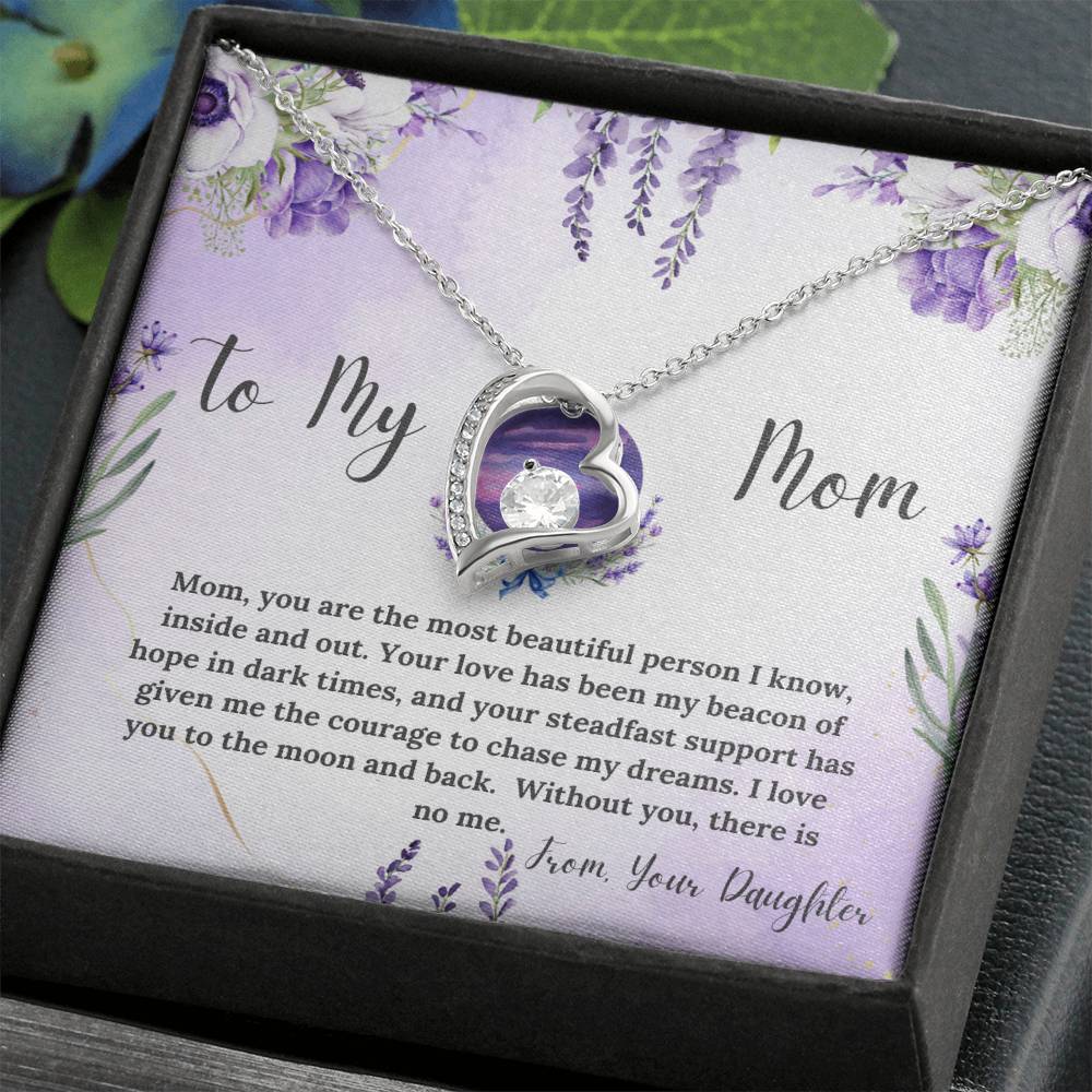 To My Mom Forever Love Necklace - Gifted Jewels