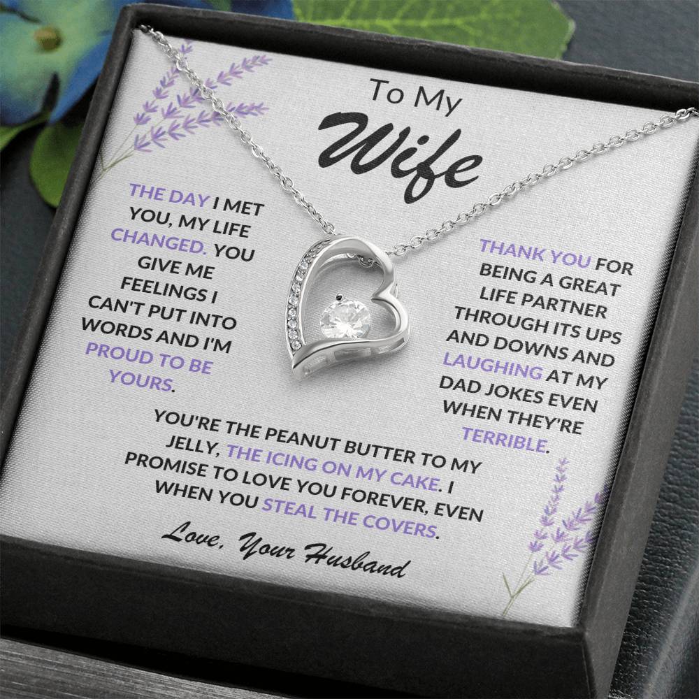 To My Wife Forever Love Necklace