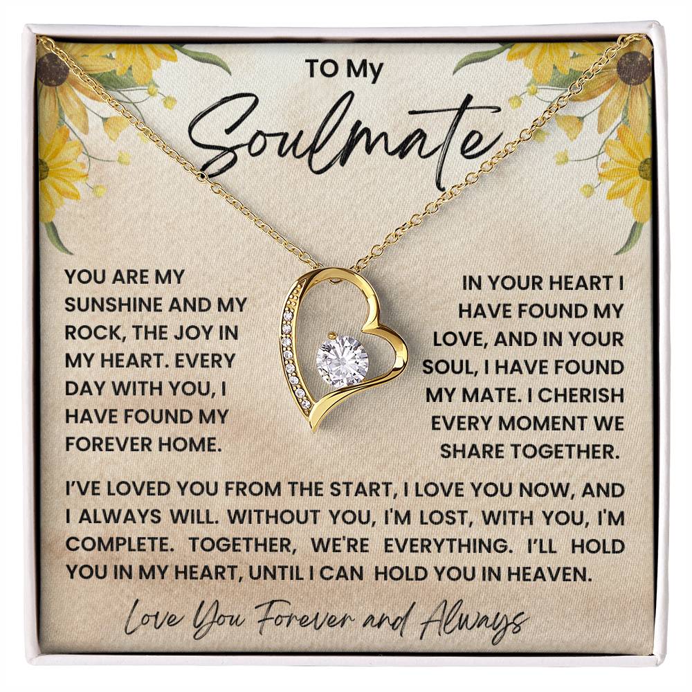 To My Soulmate Forever Love Necklace - Gifted Jewels