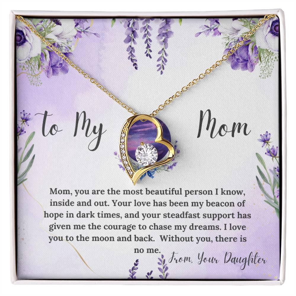 To My Mom Forever Love Necklace - Gifted Jewels