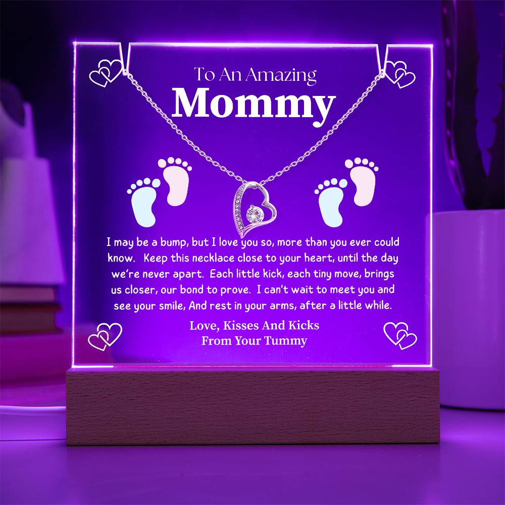 To My Mommy First Time Mom Gift Necklace