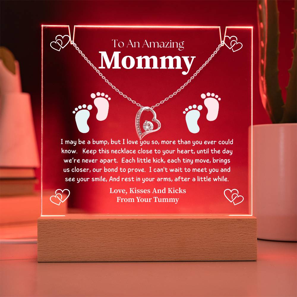 To My Mommy First Time Mom Gift Necklace