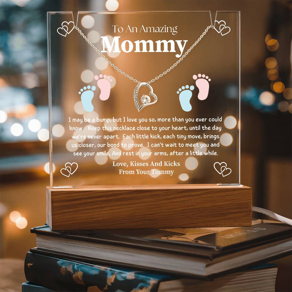 To My Mommy First Time Mom Gift Necklace