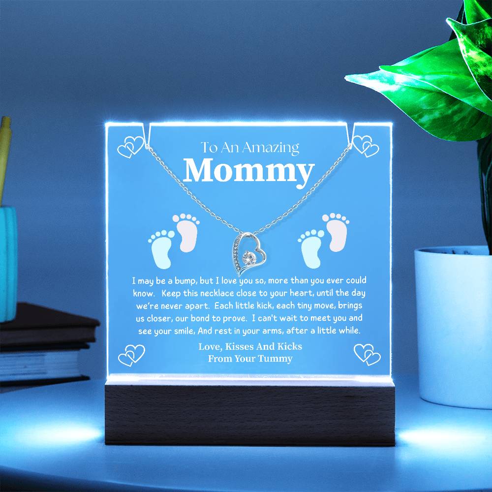 To My Mommy First Time Mom Gift Necklace