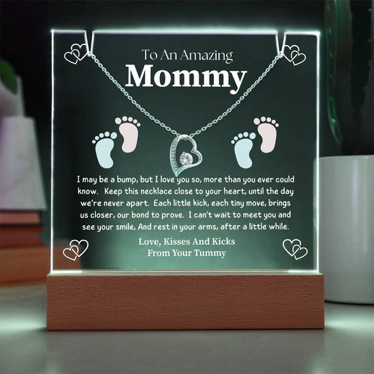 To My Mommy First Time Mom Gift Necklace