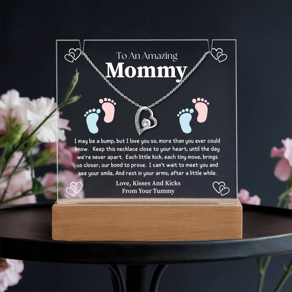 To My Mommy First Time Mom Gift Necklace