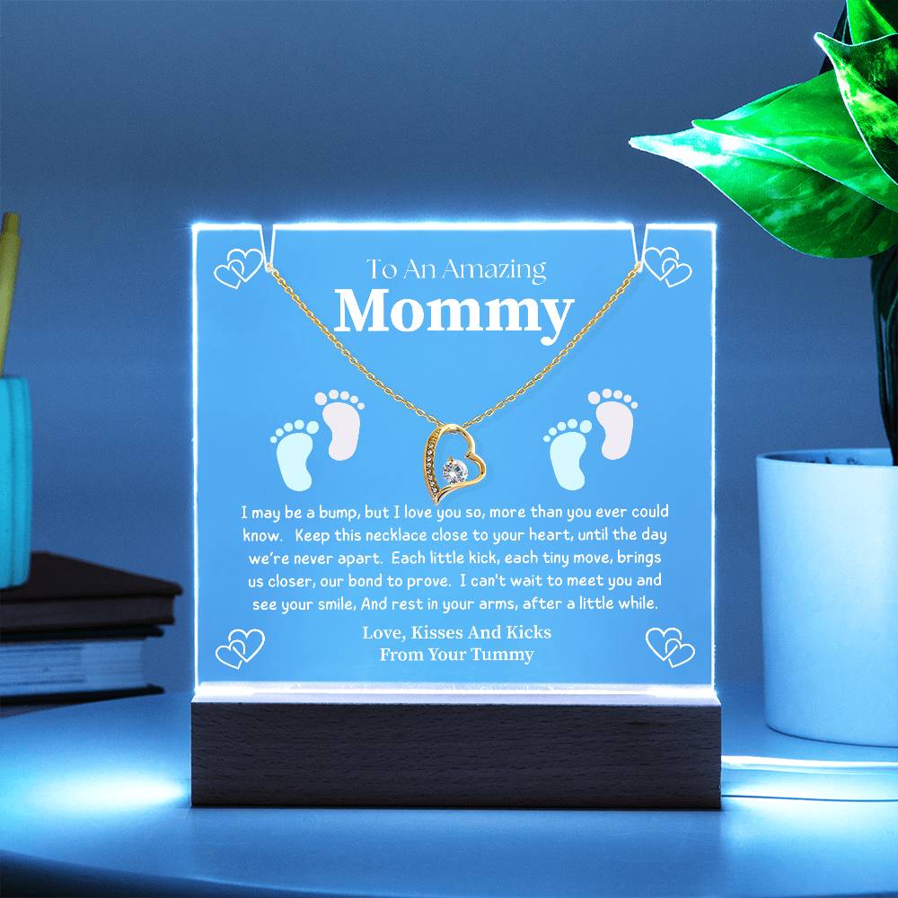 To My Mommy First Time Mom Gift Necklace