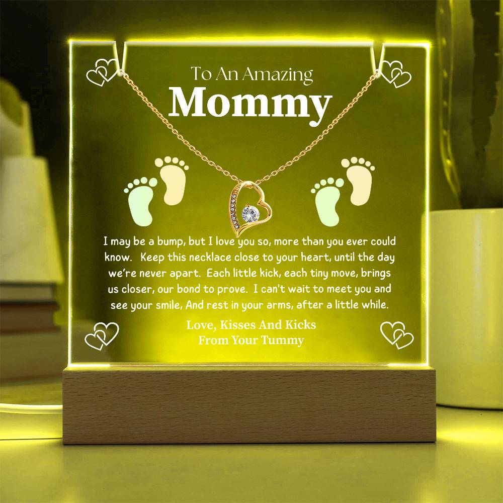 To My Mommy First Time Mom Gift Necklace