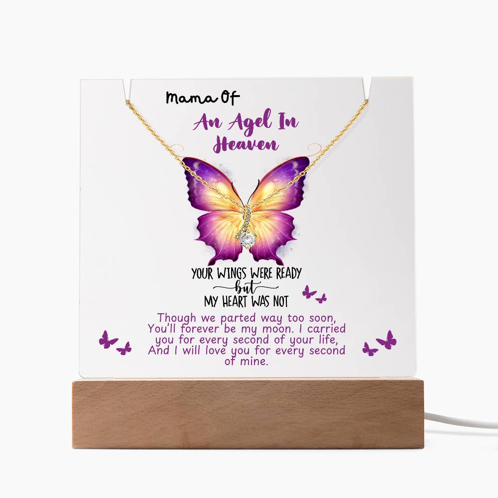 Mama of An Angel In Heaven Memorial Necklace