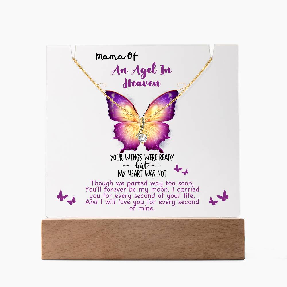 Mama of An Angel In Heaven Memorial Necklace