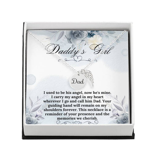 Daddy's Girl Memorial Remembrance Necklace for Dad