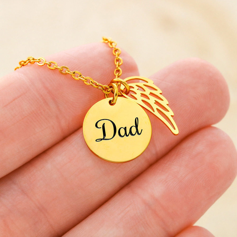 Dad Memorial Remembrance Necklace